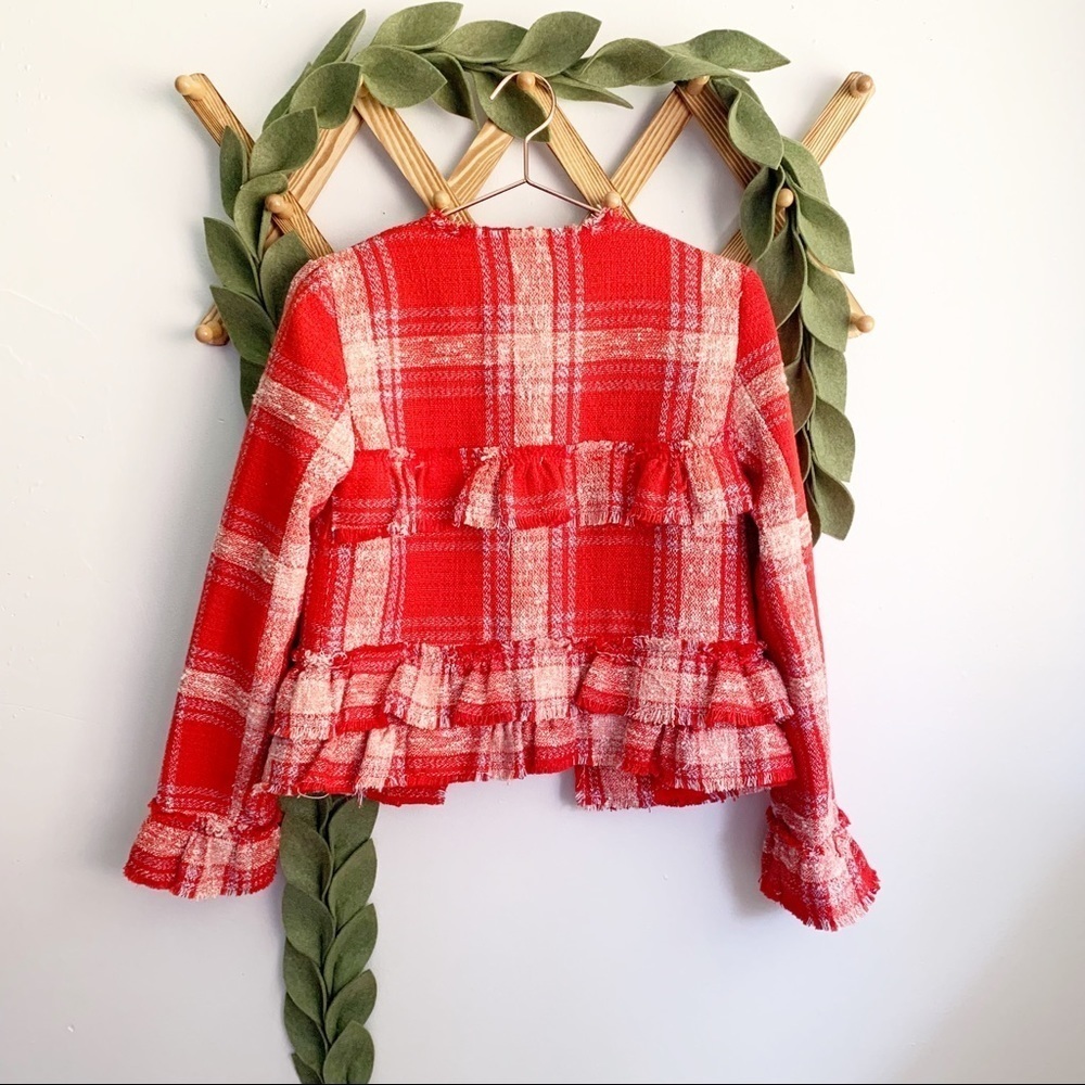Dex Ruffle Tweed Jacket - Picture 4 of 7